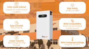 Bluesun Solar BSM48314W – Pin Lithium Dáng Đứng 51.2V 314Ah